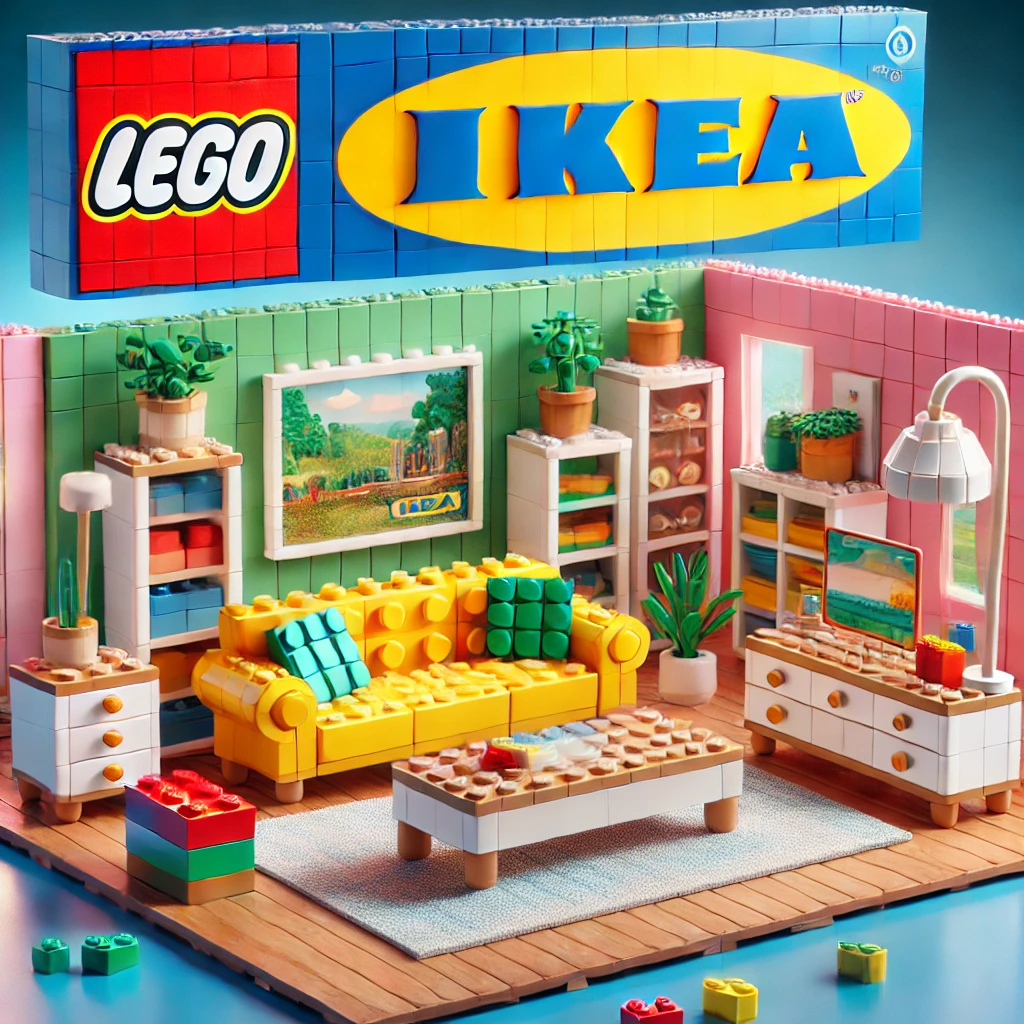 LEGO x IKEA build your space concept