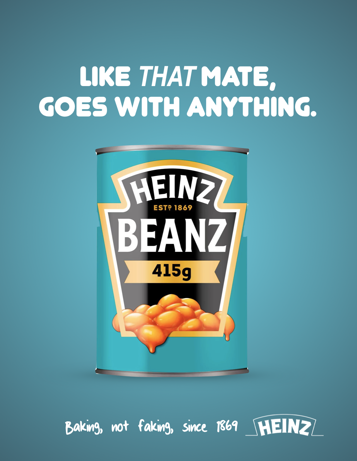 Heinz baked beans campaign visual 7