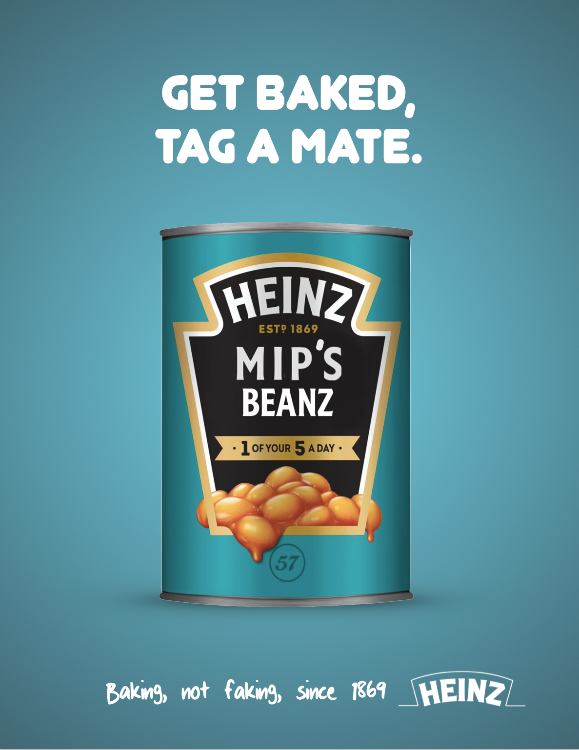 Heinz baked beans campaign visual 5