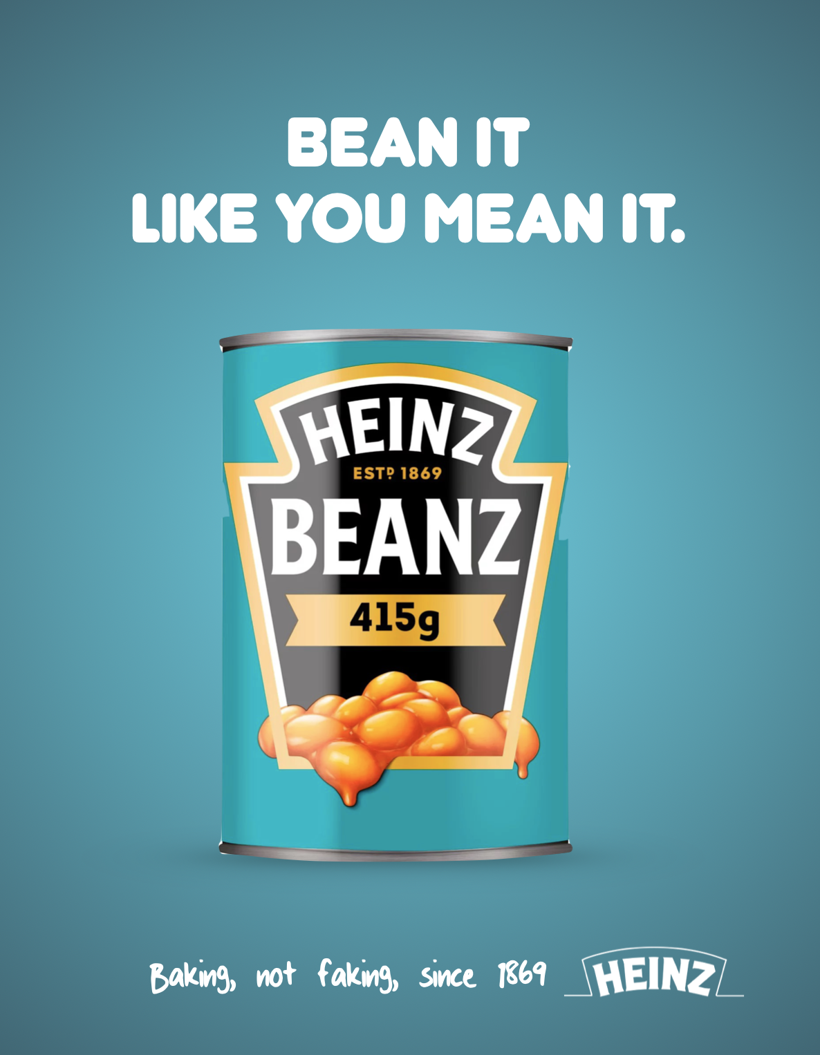 Heinz baked beans campaign visual 4