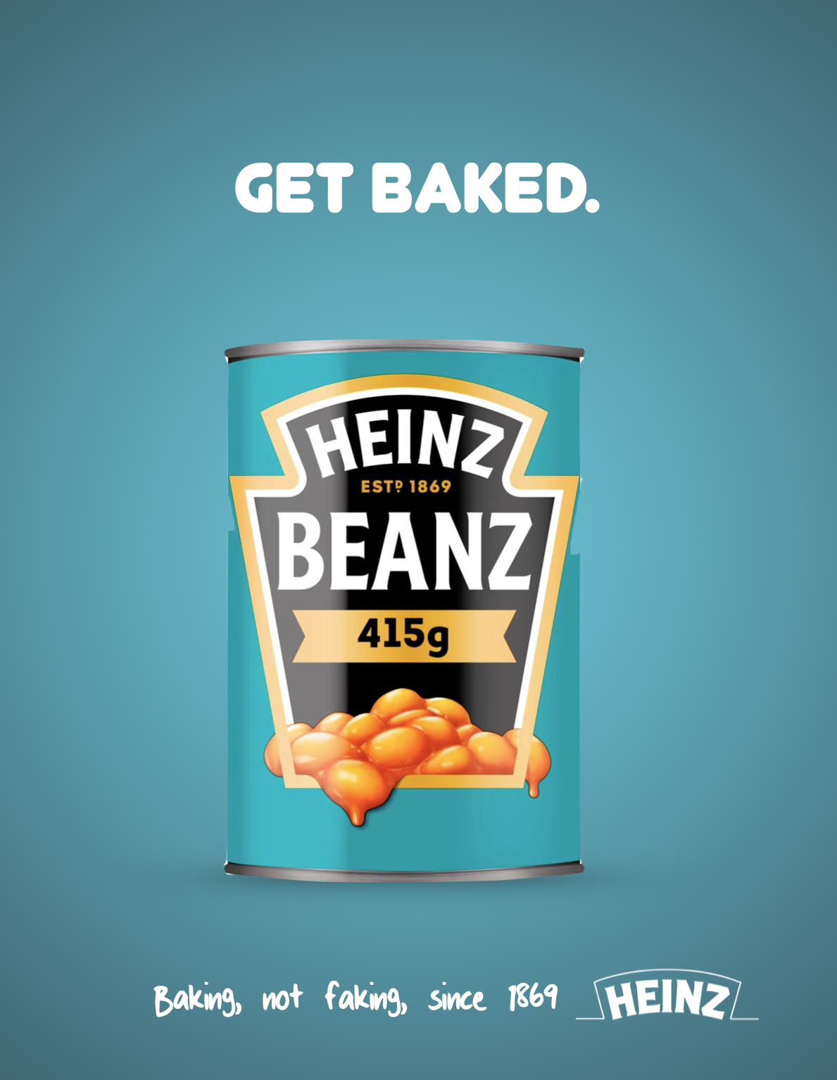 Heinz baked beans campaign visual 3