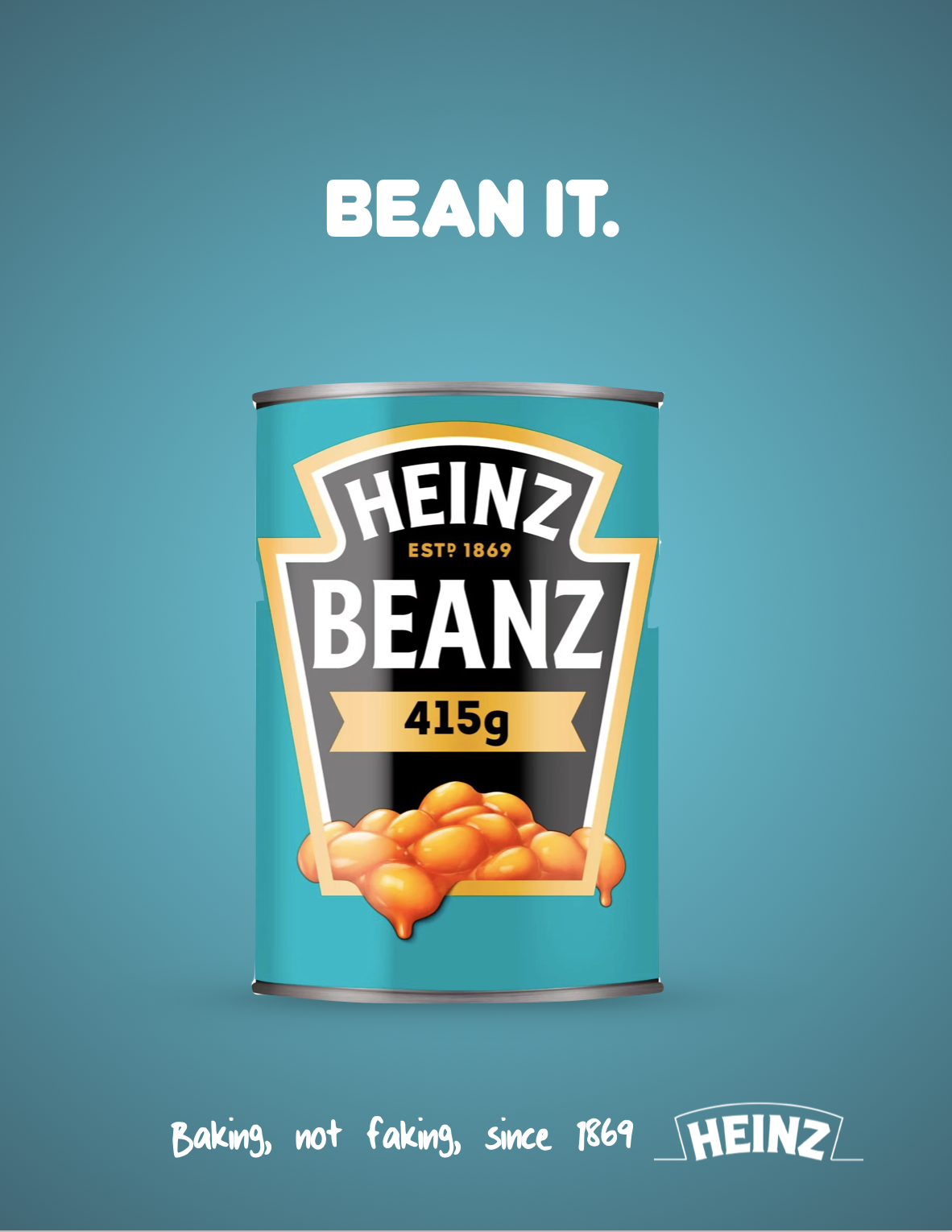 Heinz baked beans campaign visual 2