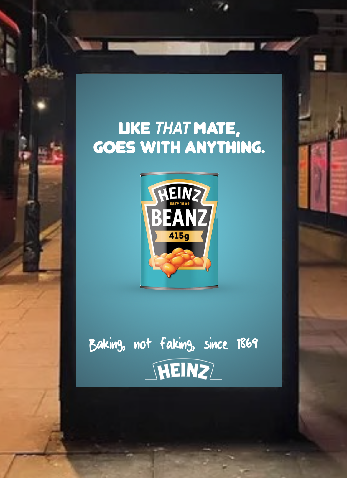 Heinz baked beans campaign visual 8