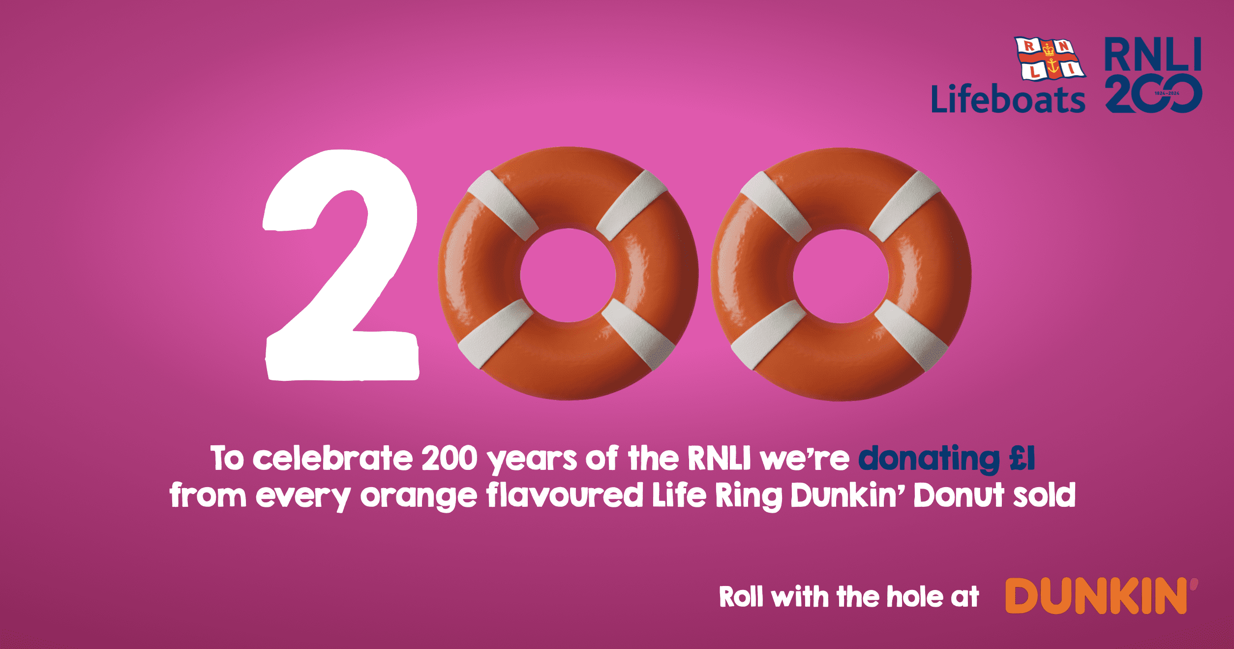 Sell the feeling - not the product - RNLI doughnut