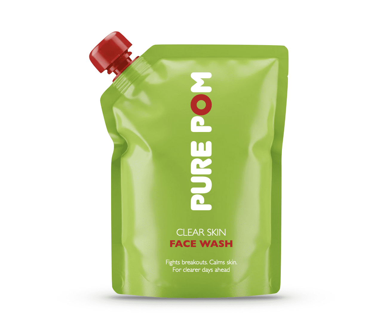 Pure Pom refill pouch - green
