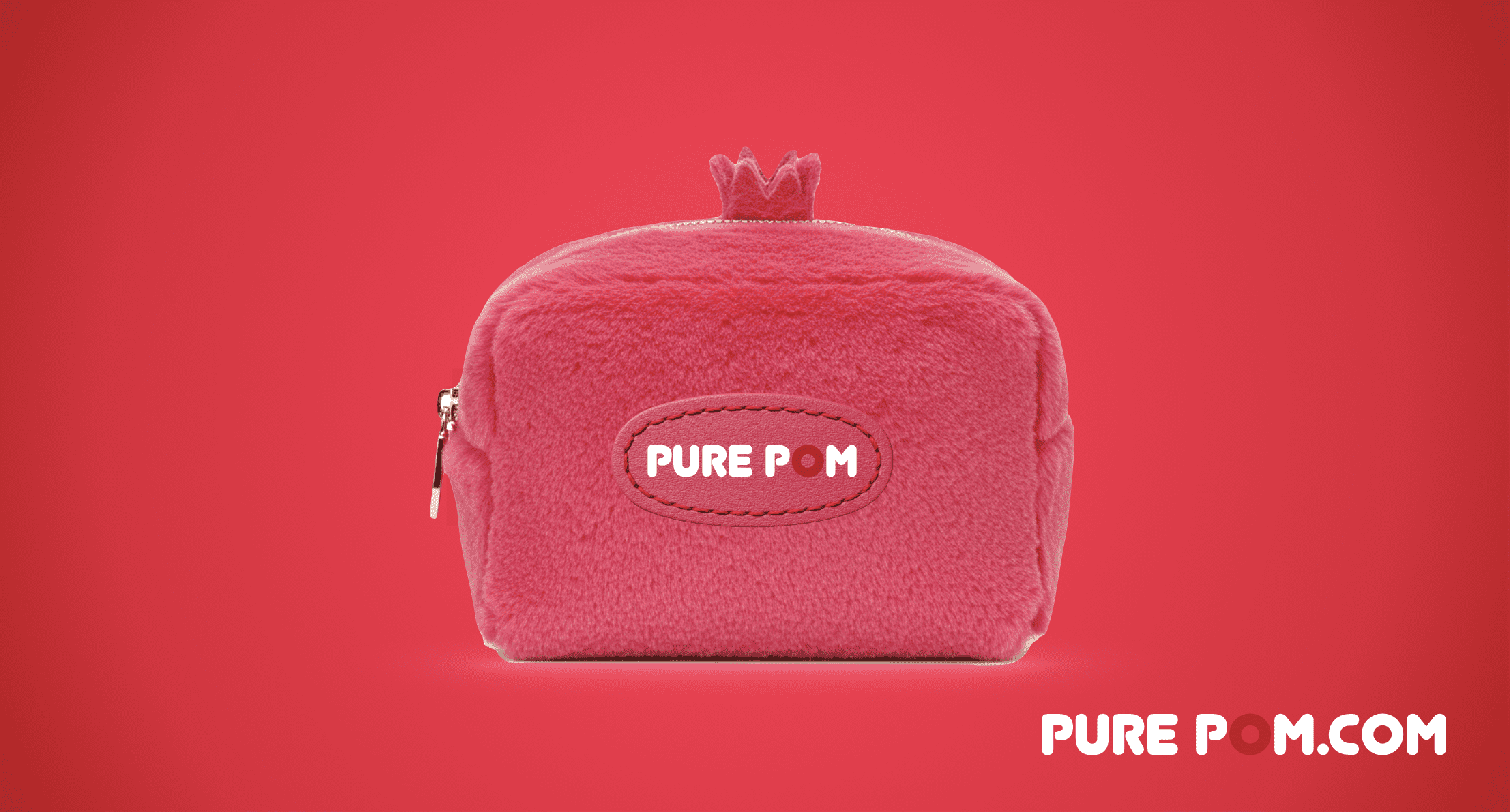 Pure Pom make up bag application