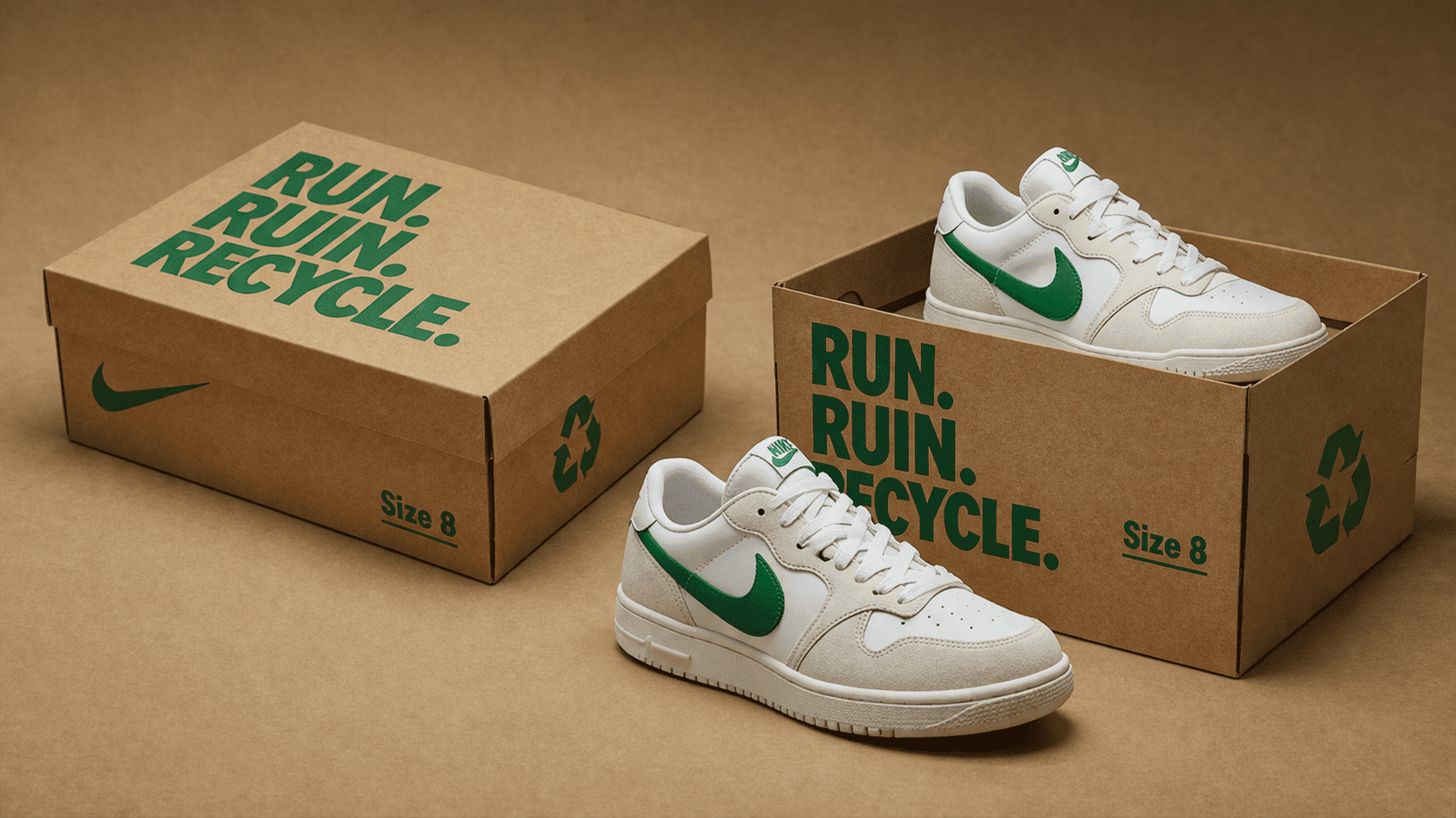 Nike Run Ruin Recycle concept main visual