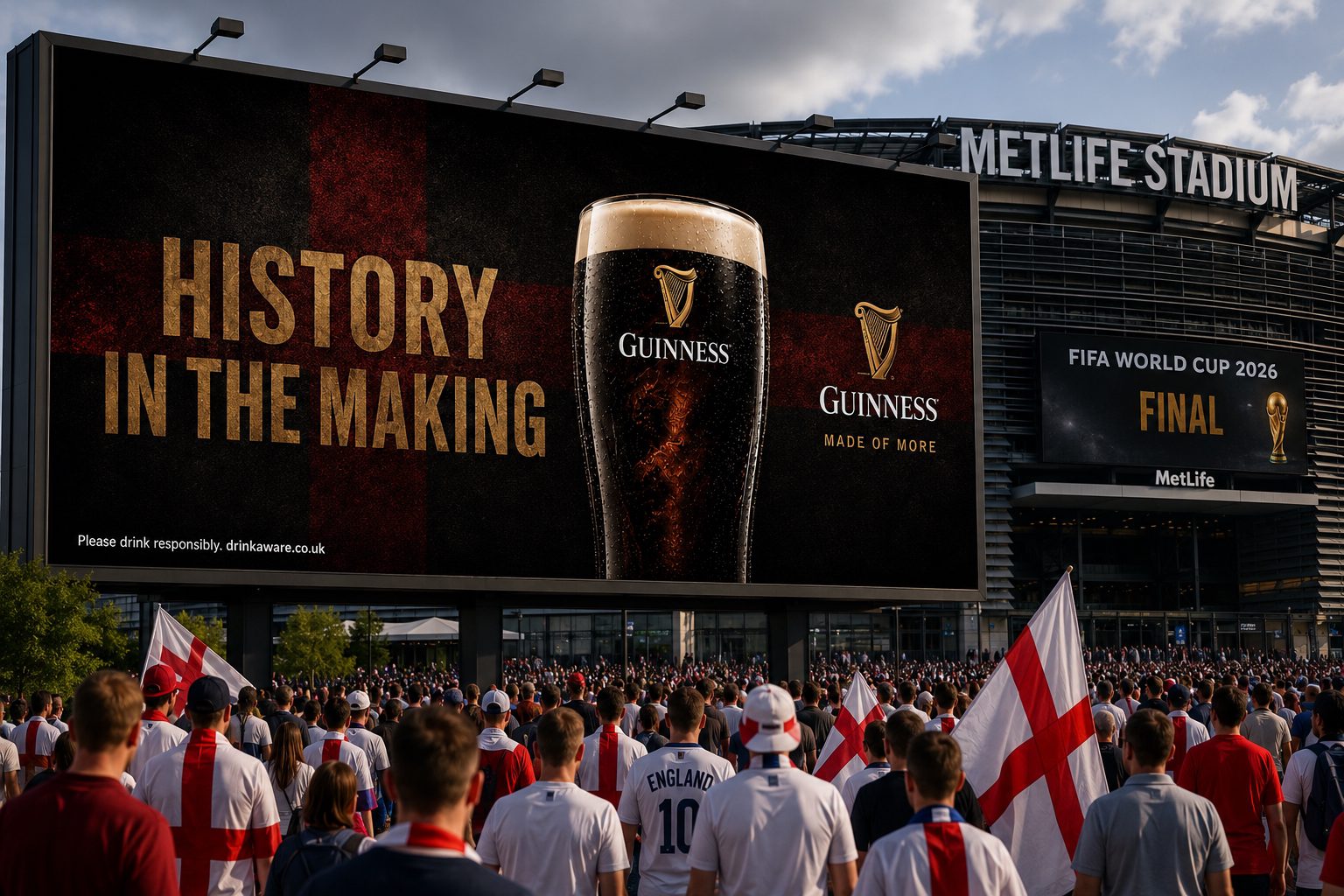 History in the Making speculative Guinness stadium advertisement