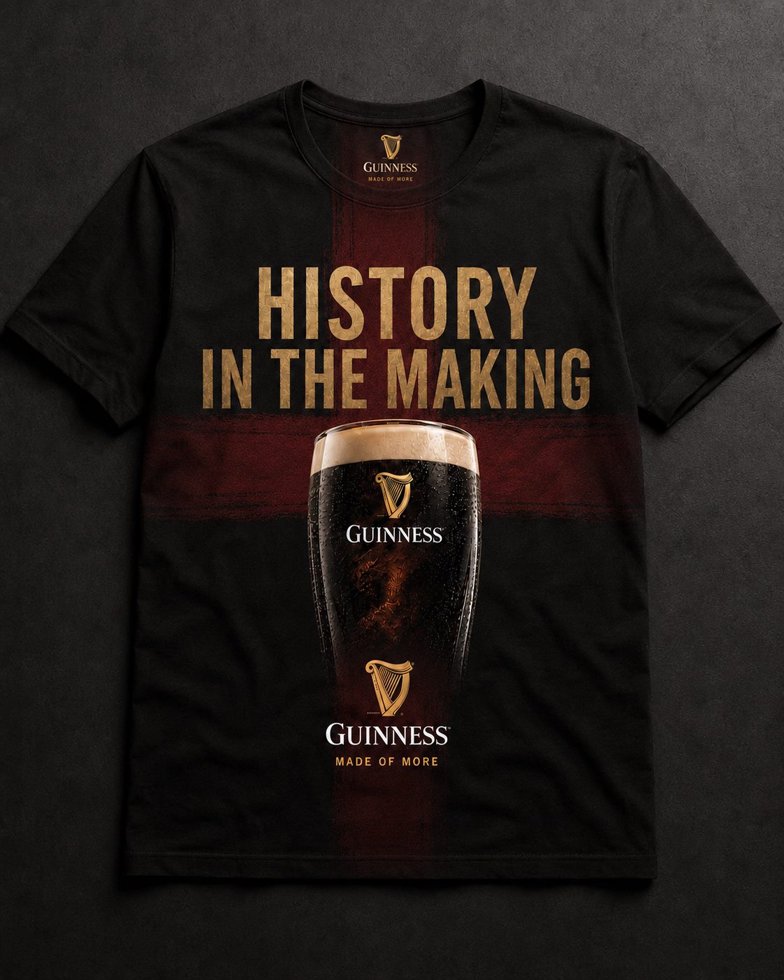 History in the Making speculative Guinness campaign T-shirt