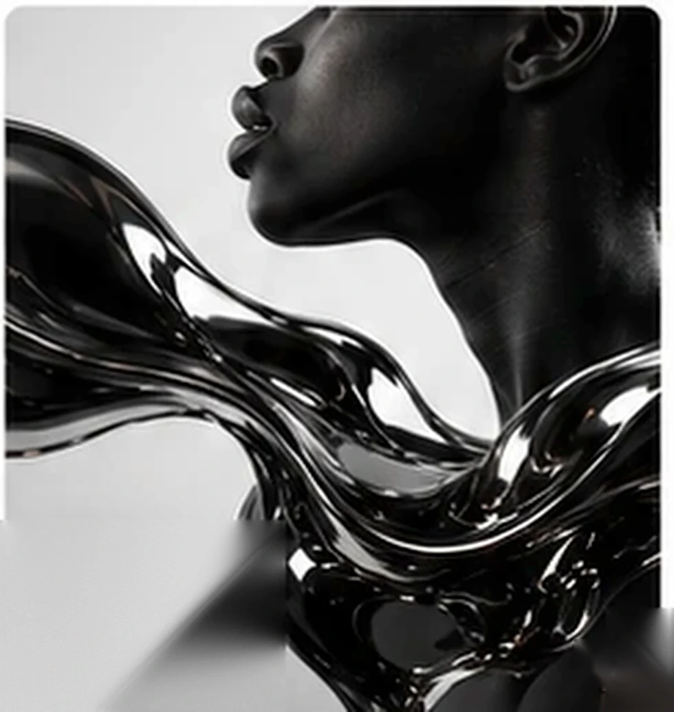 Sculptural campaign portrait